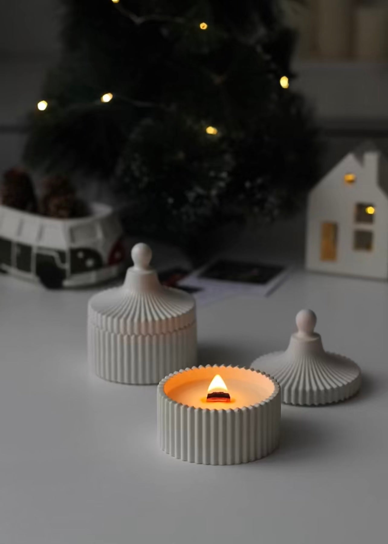 Potted Candle Small